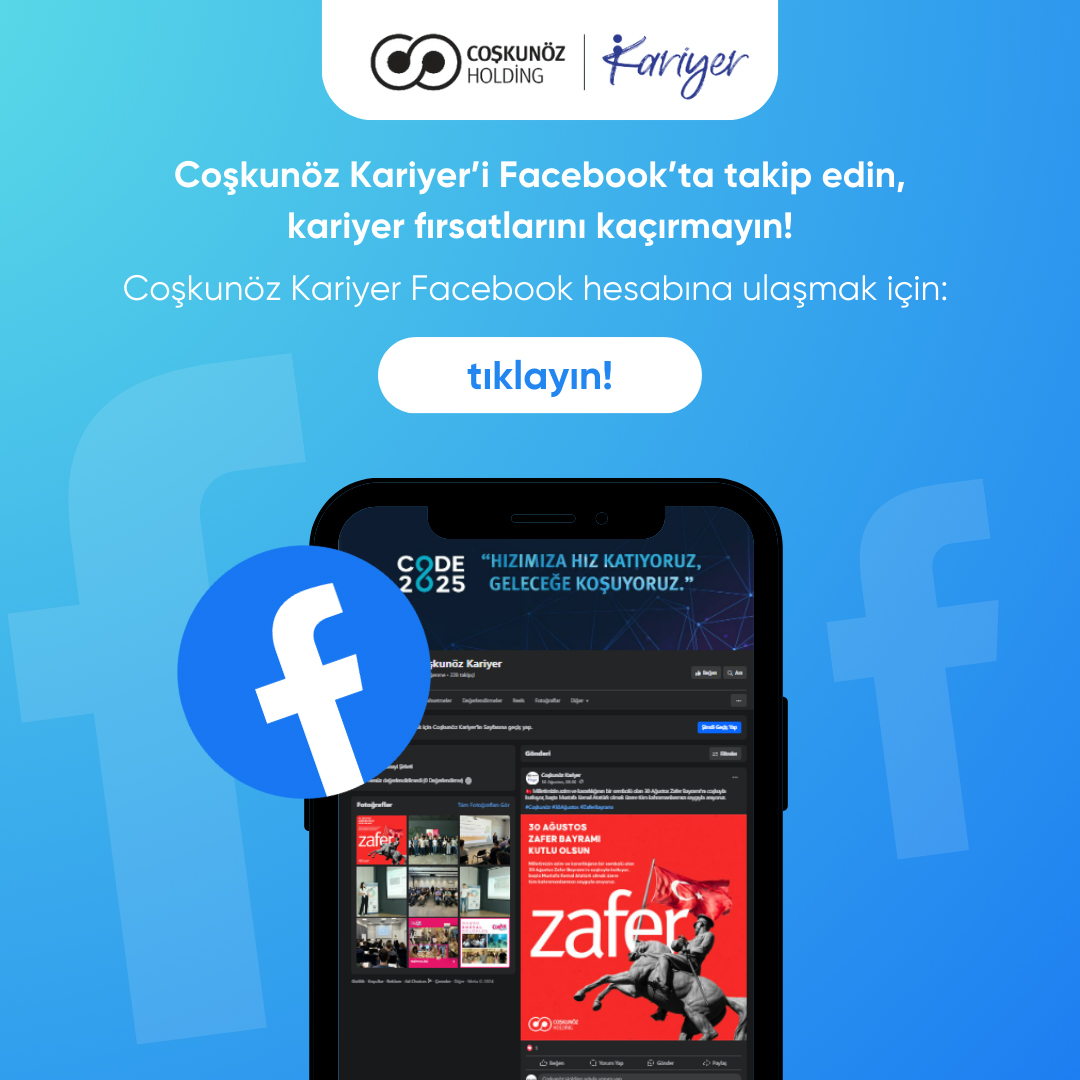Coşkunöz Kariyer Facebook