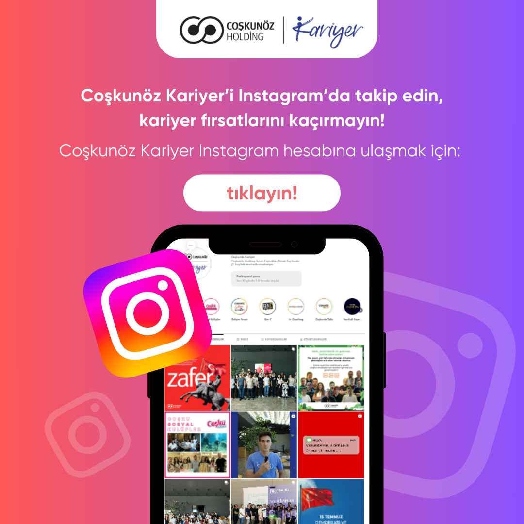 Coşkunöz Kariyer Instagram