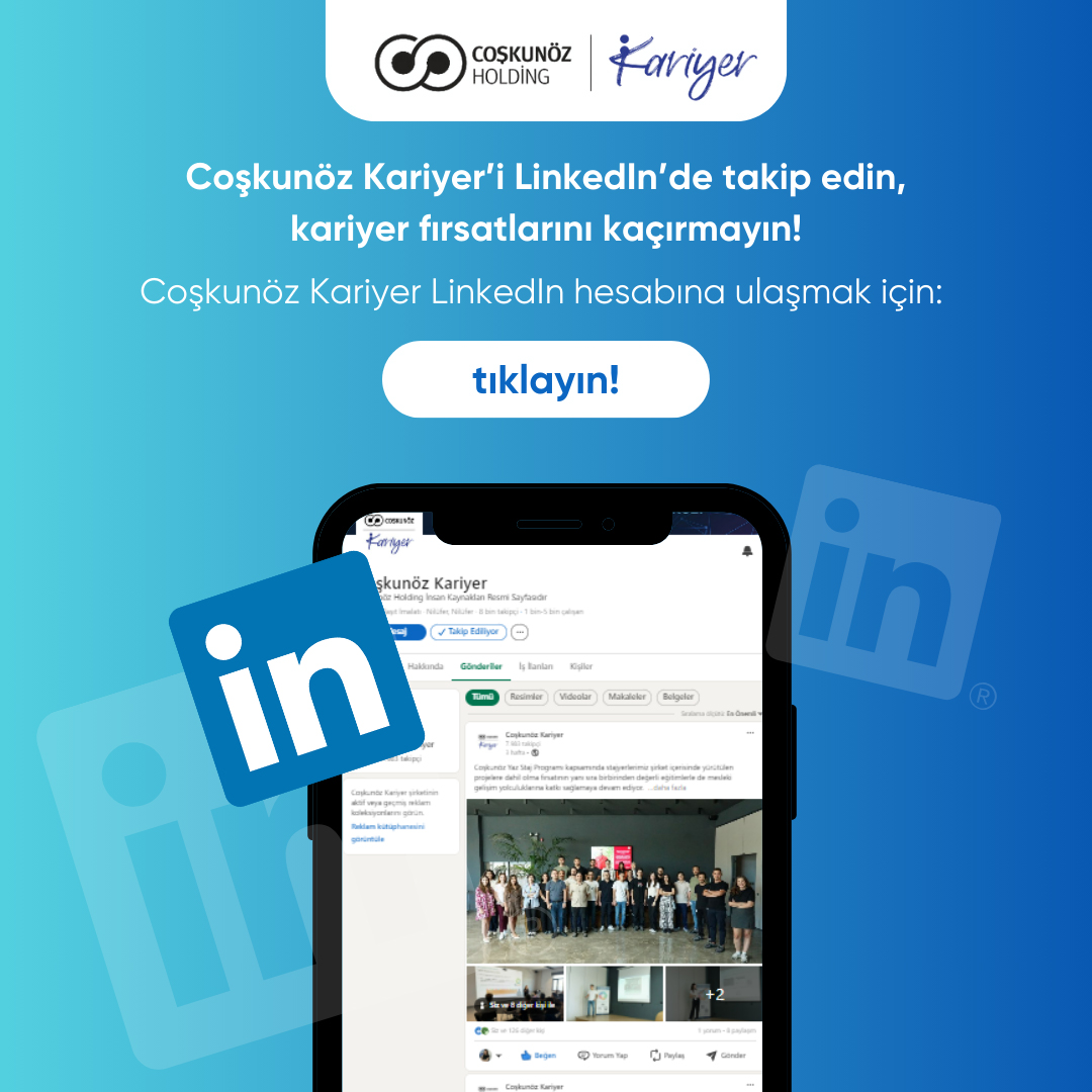 Coşkunöz Kariyer LinkedIn